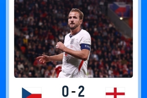 英格兰战旗飘扬，凯恩领衔五将海外征途创历史先河