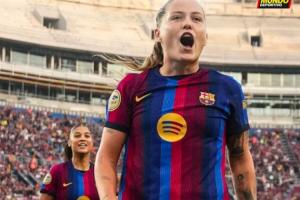 巴萨女足半场狂飙五球，以5-0优势领先皇马女足，皮纳独揽四球佳绩