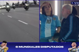 见证梅西国家队最后一战✨安东内拉携一家人，在看台静待开赛